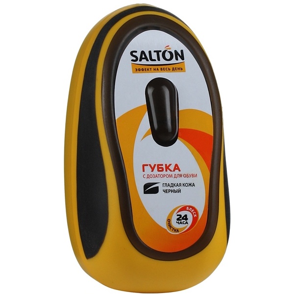 Губка Salton с дозатором для гладкой кожи (черный) (24) Дизайн 2017