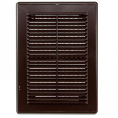 Вентрешетка 182х252 мм КОРИЧНЕВАЯ STORM/BR-1825 (65)