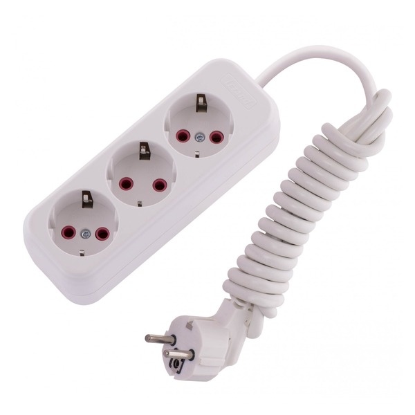 LILA 720 0302 301 Удлинитель 10А 3входа 2м