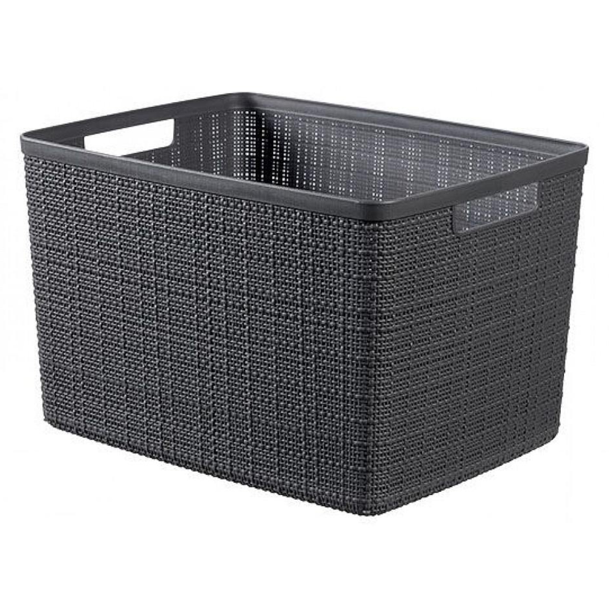 Корзина Curver Jute для хранения L 20л темно-серый