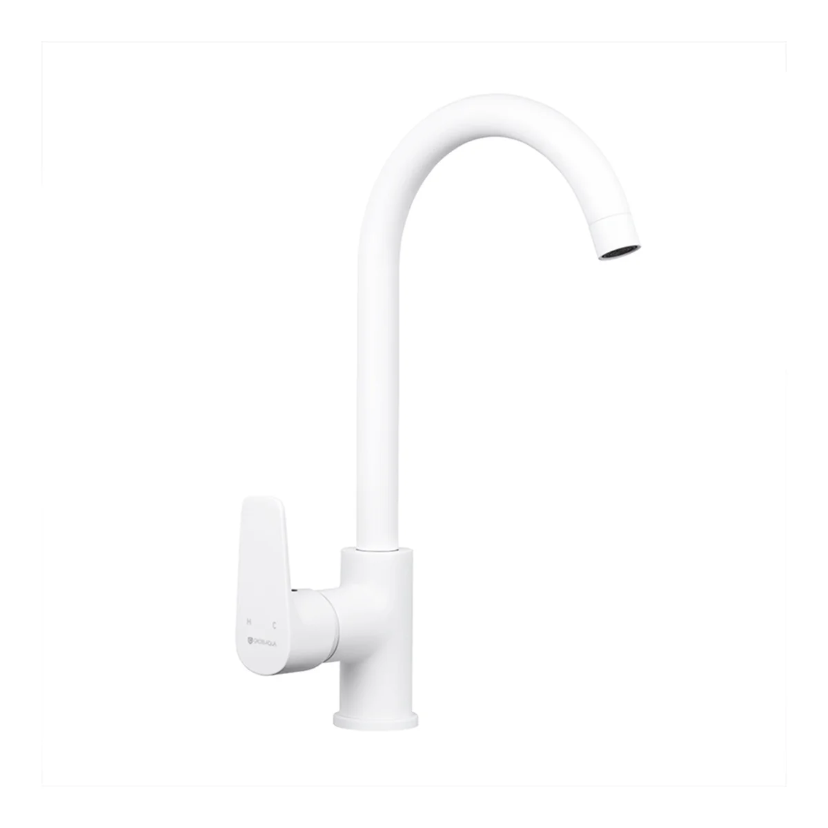 Смеситель д/кухни с вытяж.изливом GROSS AQUA 3140609MW Extra