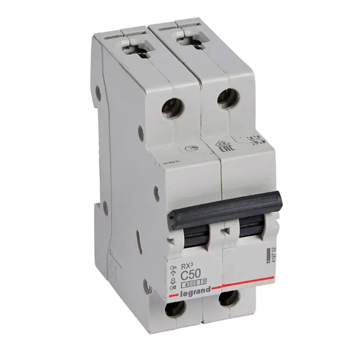 Автомат Legrand RX3 ВА 2Р С 50А 4,5ka 419702