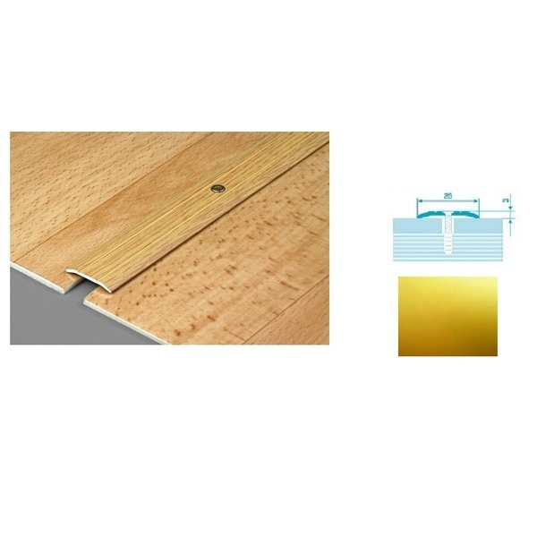 Планка порожная  ПС 01. золото.1,35м