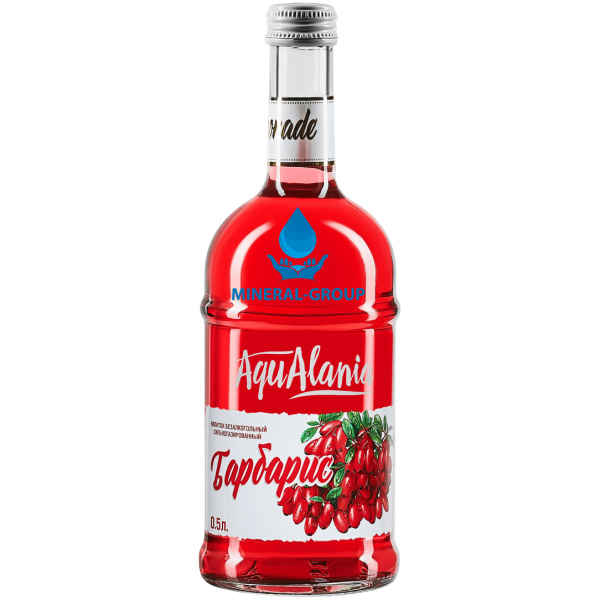 Напиток АквАлания Барбарис газированный 0,5л стекло