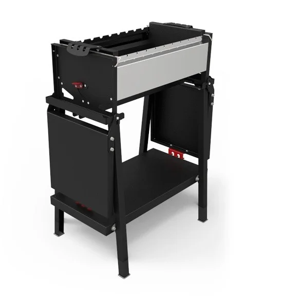 Мангал Grillver Крафтикс Сильвер на подставке