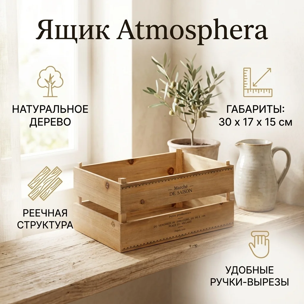Ящик декоративный Atmosphera Little cottage S 203949