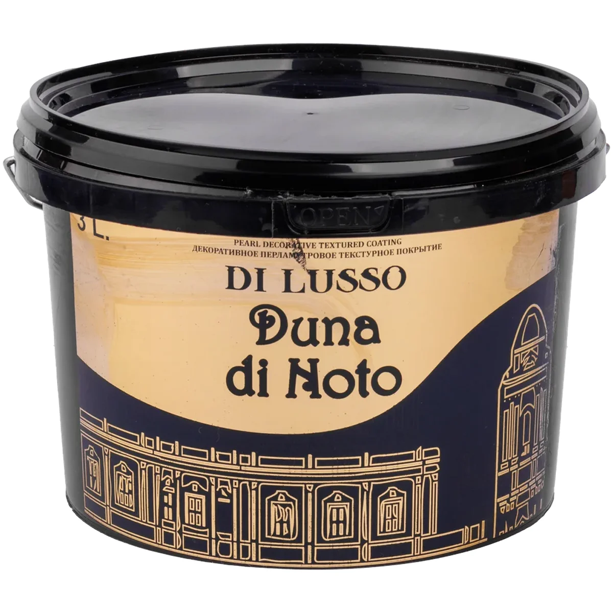 Декоративное перламутровое покрытие Duna di Noto, с эффектом песчаника 3 л