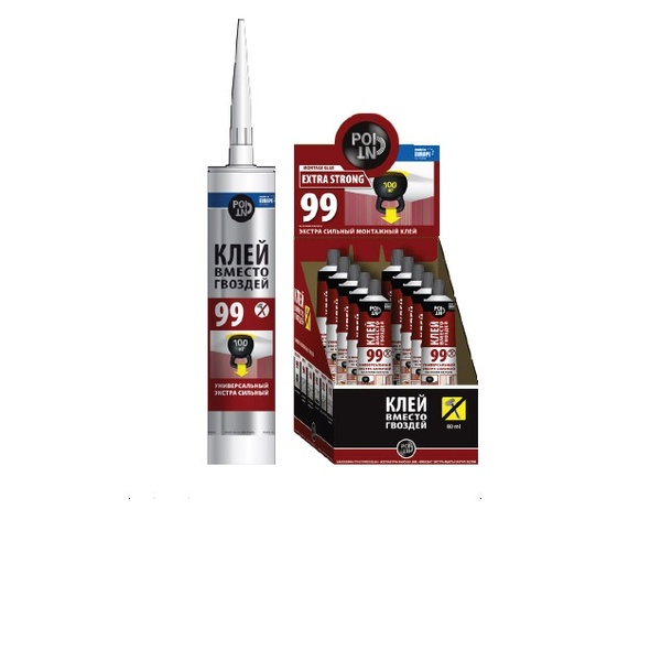 Клей в/гвоздей крист-проз 280мл POINT 99