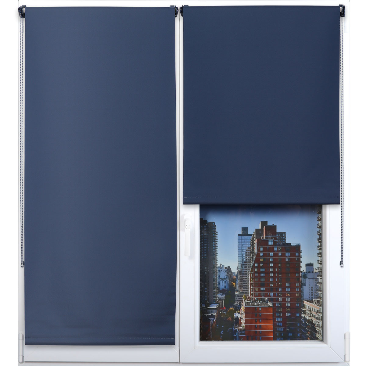 Штора рулонная Luance Блэкаут 120х180 см синий 350112018019