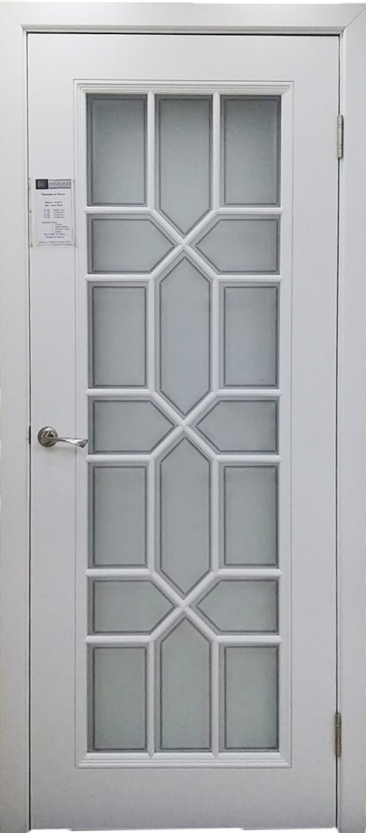 Дверное полотно Смальта 15 эмаль белая ПО 90