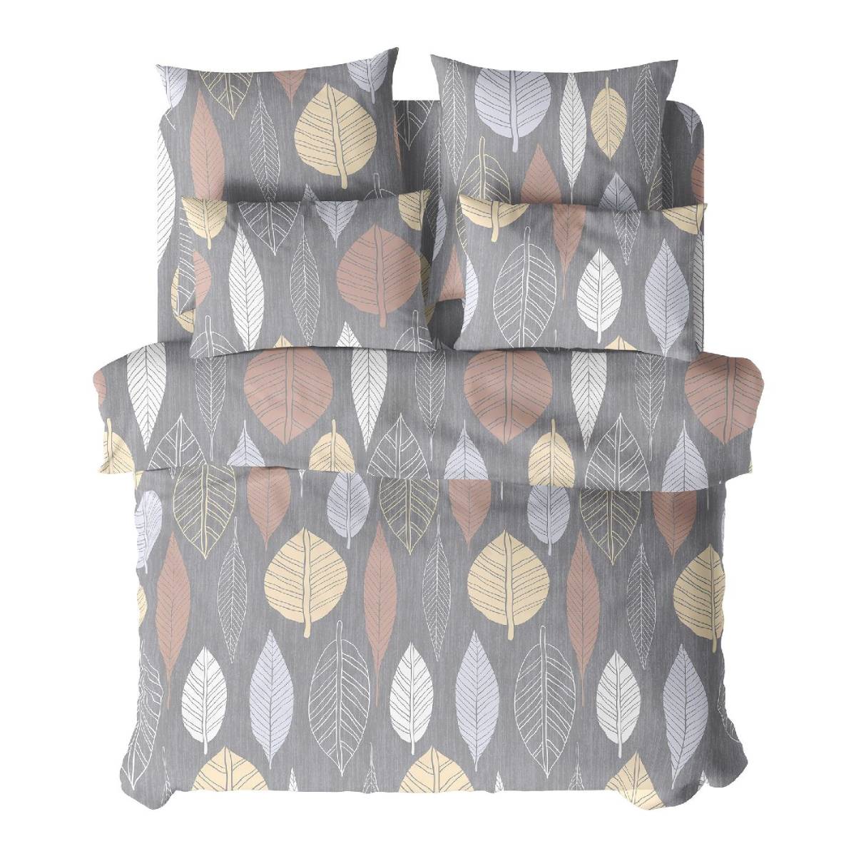 Комплект постельного белья Самойловский Текстиль Клевер евро нав 50х70х2 шт 759296