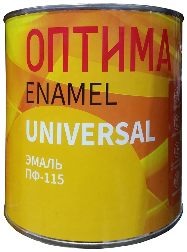Эмаль ПФ-115 шоколадная 2.6кг Оптима _(8675)