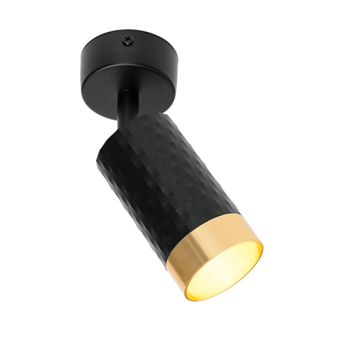 Светильник накладной WOLTA WSL-GU10/S10BG под лампу GU10 Черный / Золотой CELLA