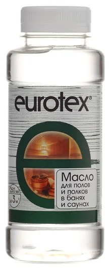Масло для защиты полка EUROTEX-сауна флакон 0,8л.