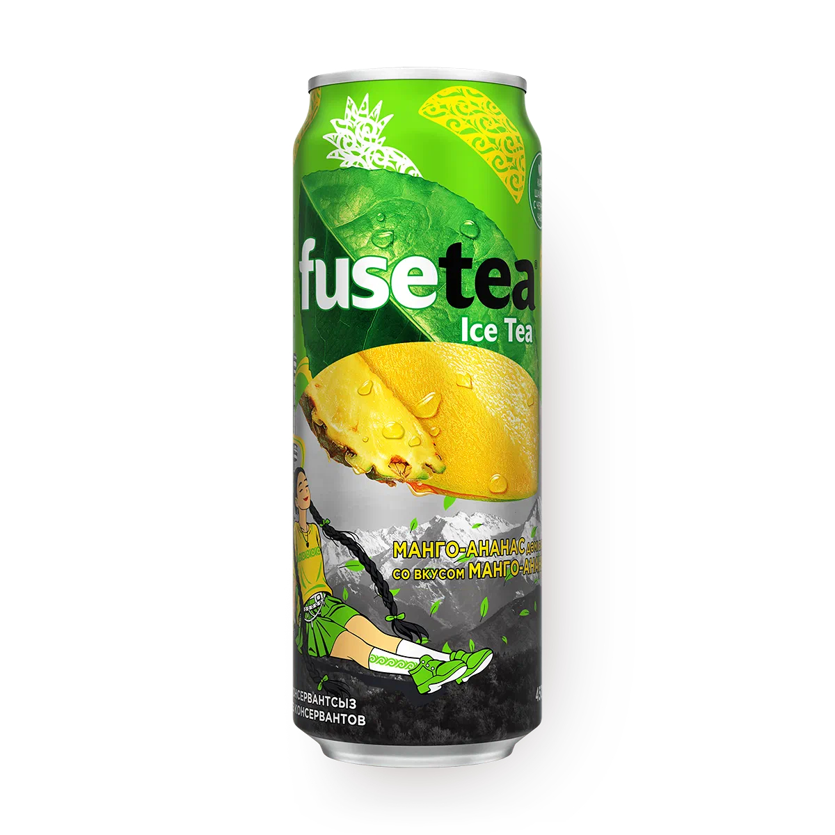 Чай холодный Fuse Tea Манго и Ананас 0,45л ж/б