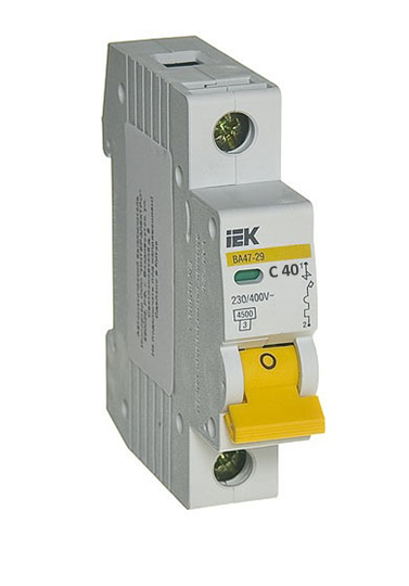 Автомат ИЭК 1  40А  ВА 47-29  23137