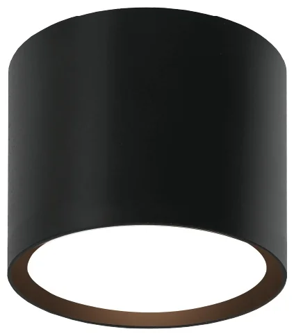 Светильник накладной WOLTA WSL-GX53/01BL IP20 под лампу GX53 Чёрный BASIC D82x70