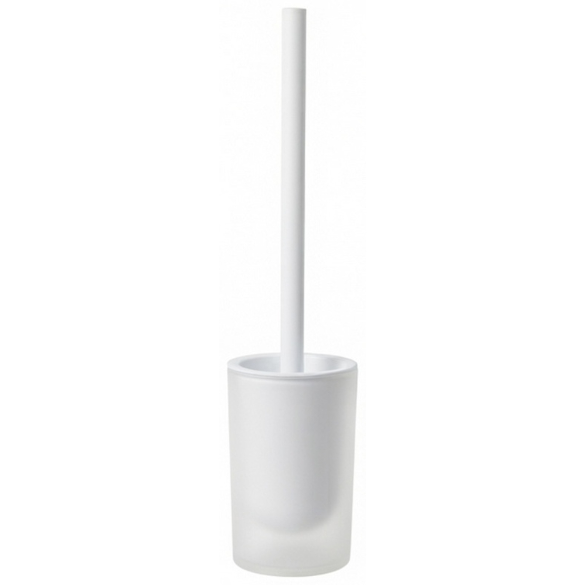 Гарнитур для туалета J&S Home Basic прозрачный белый 7006W-M