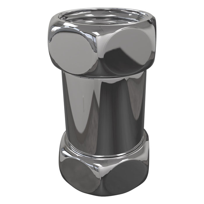 Соединение прямое г/г 3/4х1/2" (Хром) арт.06388