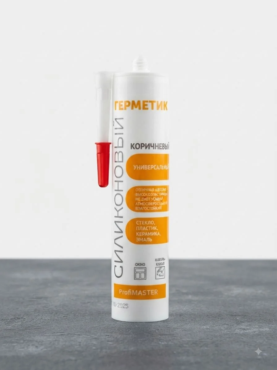 MasterTeks PM герметик силиконовый универсальный 0,29 коричневый