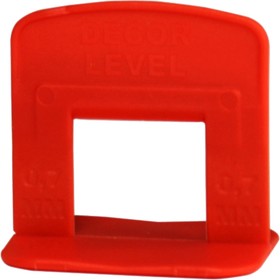 СВП Зажим "Ворота" 0,7 мм DЕCOR LEVEL 100 шт, пакет (для крупноформатной плитки)