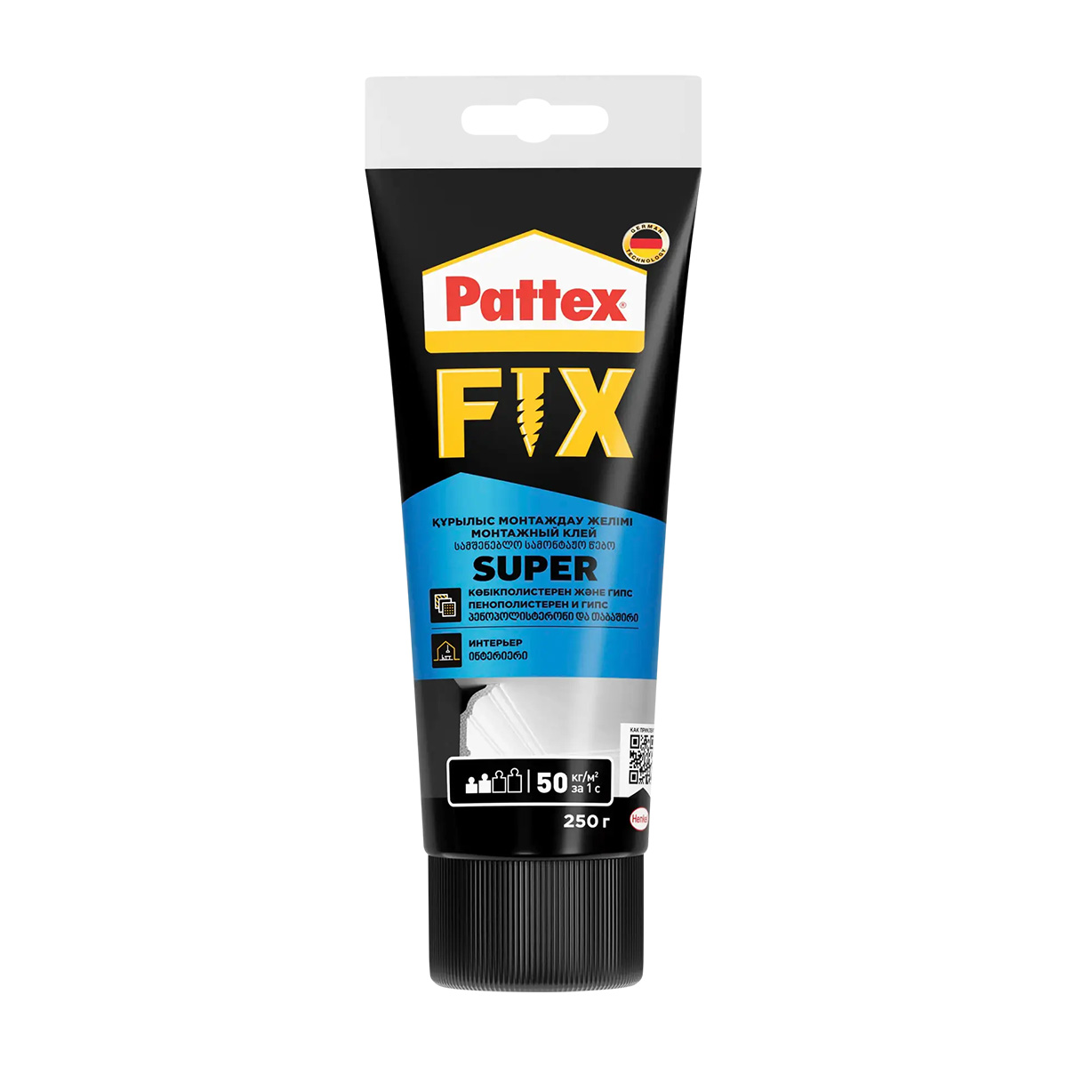 Клей монтажный Pattex Fix Super 250 G, 12