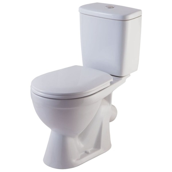 Унитаз комплект Rosa Лира бел. (сиденье,арматура) (Киров) арт.LIR01K