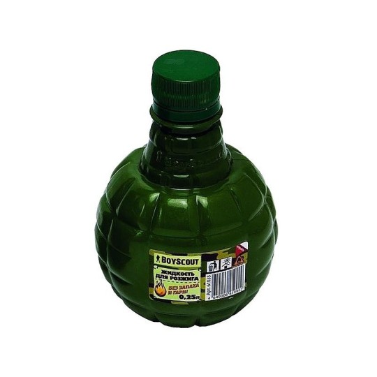Жидкость BOYSCOUT для розжига 0,25 л парафиновая 61035