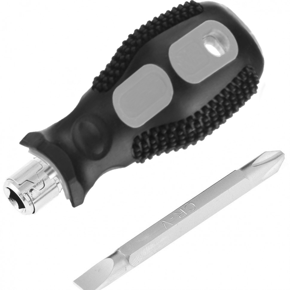 Отвертка "ЭКСПЕРТ" 149201-2-038 двухкомпонентная рукоятка, маг. двухстор. наконечник, SL6,3хРH2х38мм