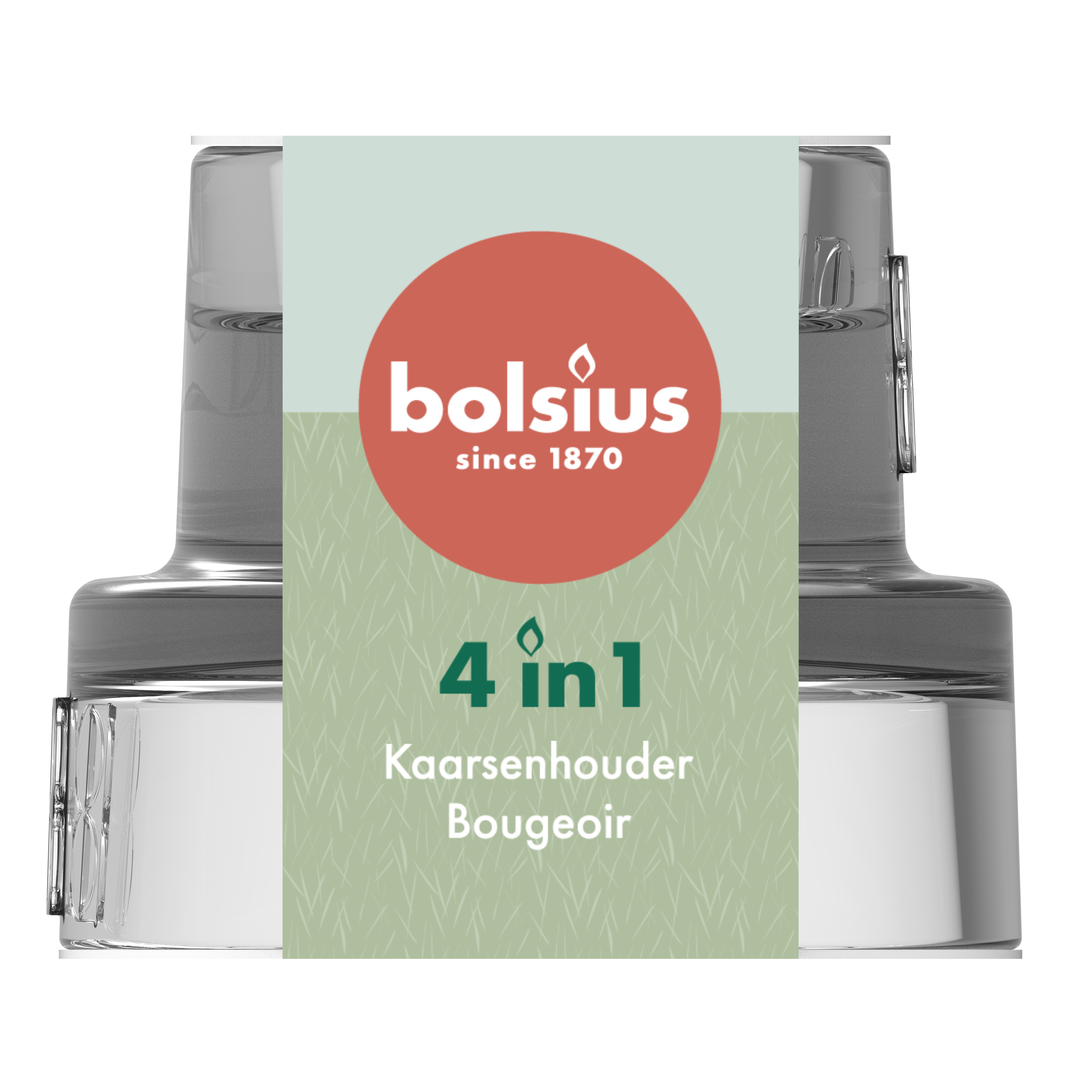 Подсвечник Bolsius стекло, 4 в 1 103684790300