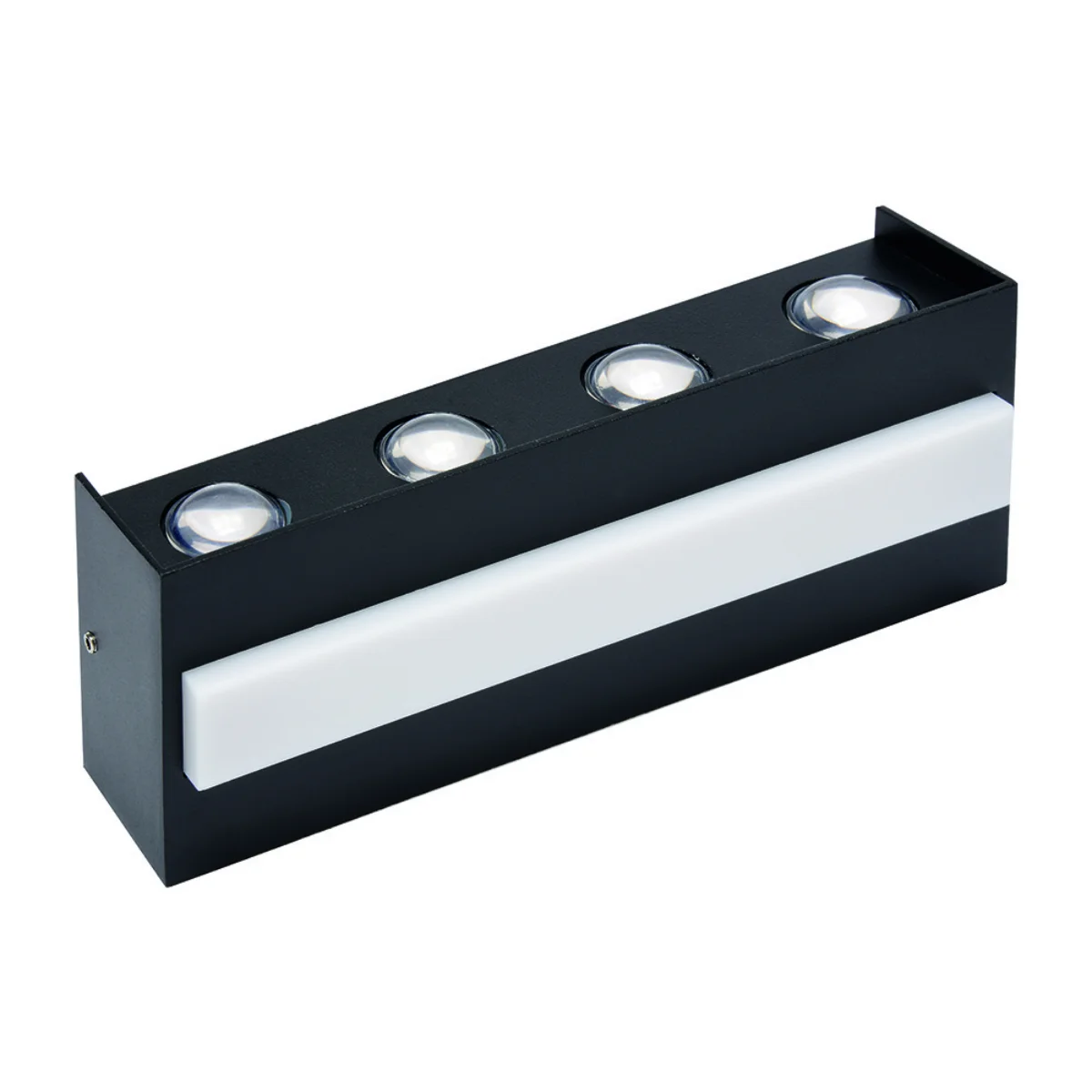 Садовый светильник LED 076-042-0015, 15W 4200K 85-265 черный /TWIST-15 Степень защиты IP65