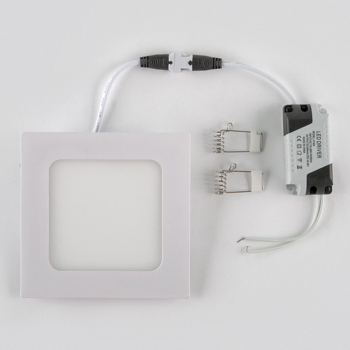 Светильник LED внутренний 6W квадратный 6500К