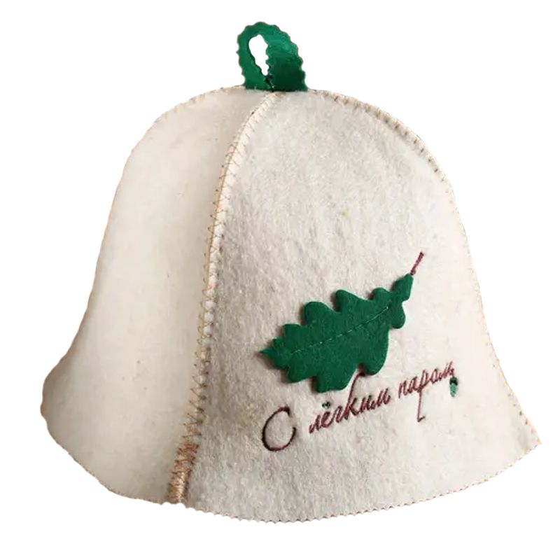 Шапка Банные традиции С лёгким паром. Листик 20642