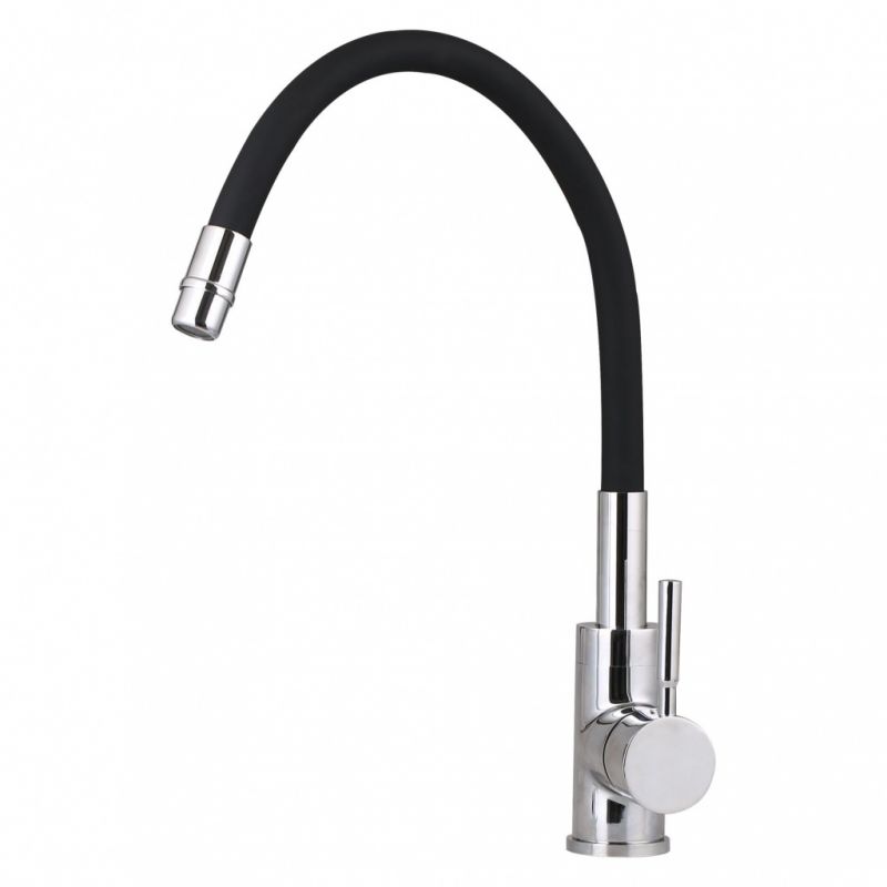 Смеситель д/к Gross Aqua ColorFlex чёрный (3241508B) "гибкий"р35"