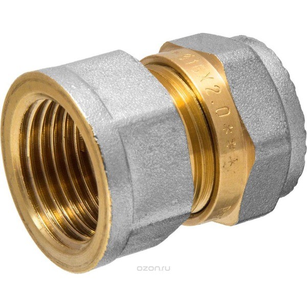 Соединитель (патрубок) 16 х 1/2" ц/г, MP-У