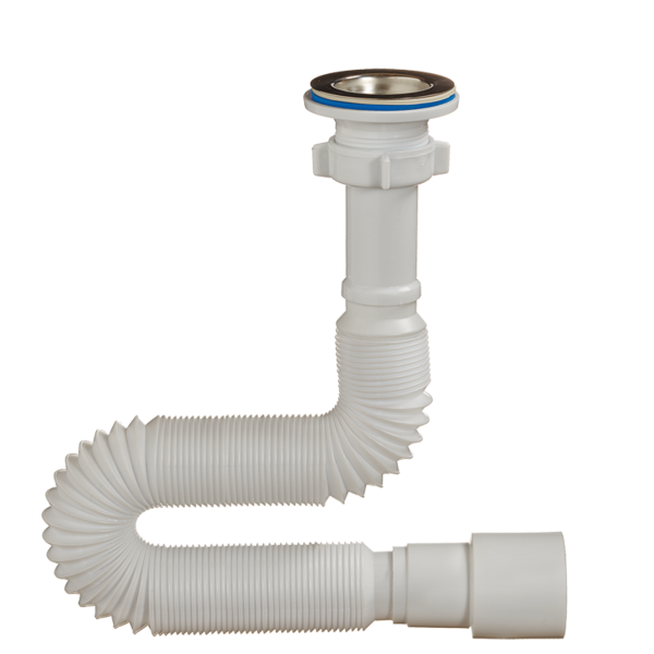 Гофросифон Орио нерж.выпуск 1"1/4*40/50,  А-3014