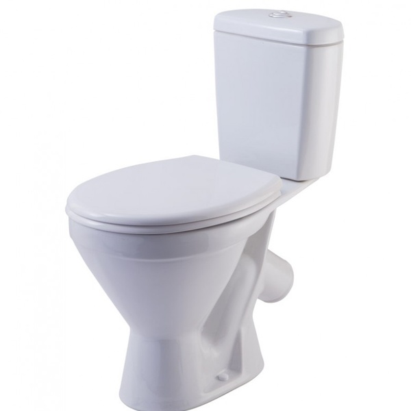 Унитаз-компакт Rosa "Стандарт Эконом" (Белый) арт.EST01K