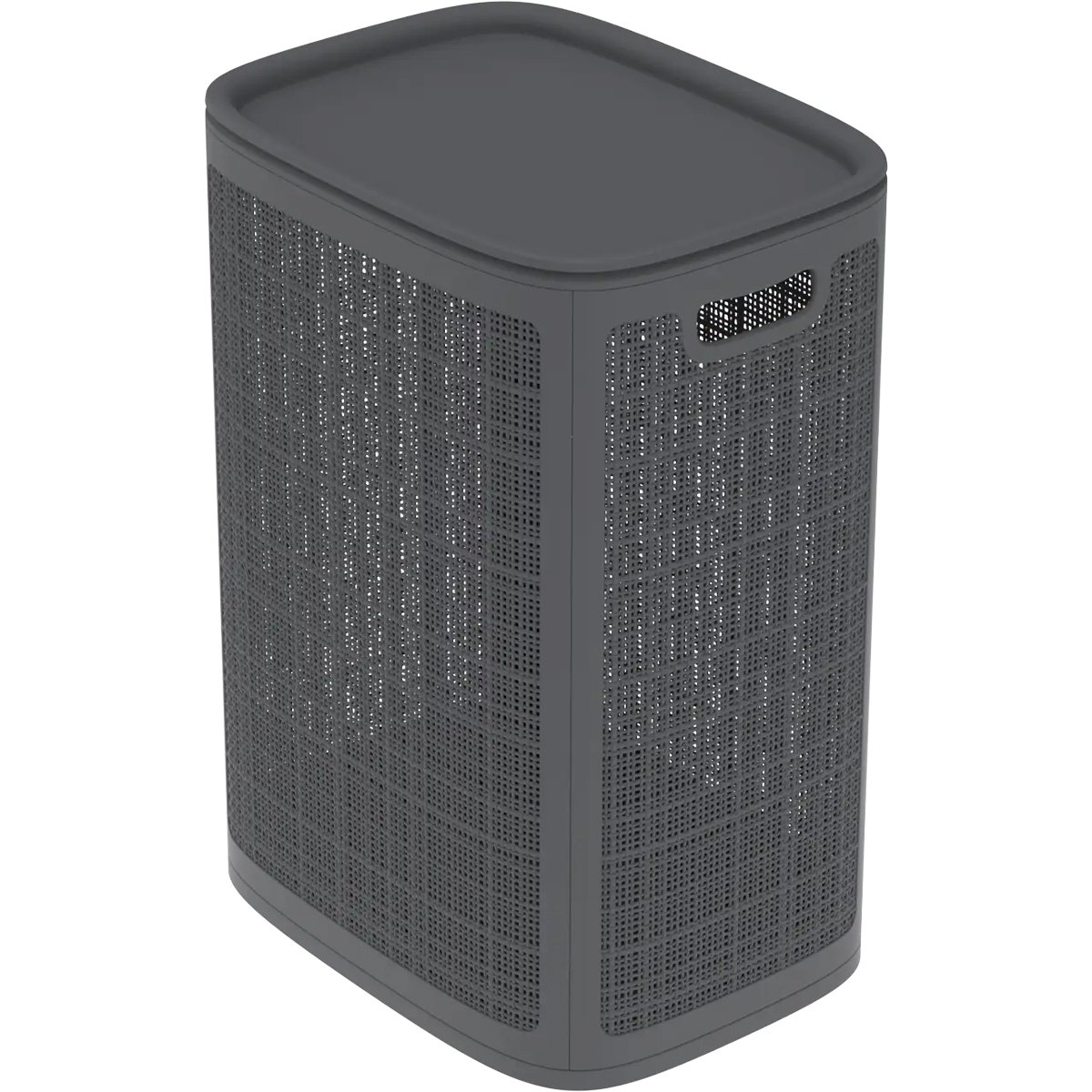 Корзина для белья АльтПласт Лен 75 л 43х32,1х60 см Графит АП 372