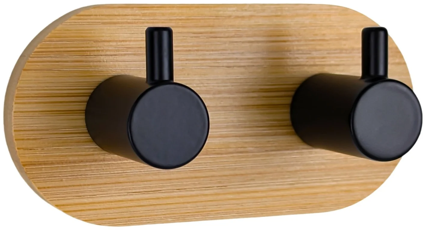 Крючок двойной для ванной комнаты Bathlux 9х4,5 см 30585