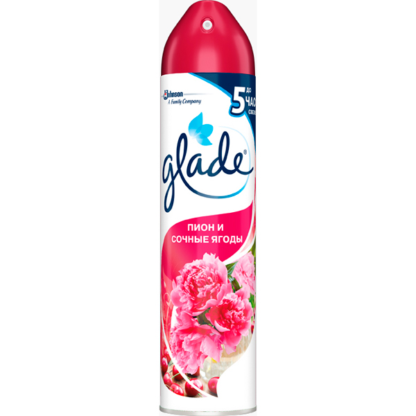 Освежитель воздуха Glade 300 мл Пион и сочные ягоды