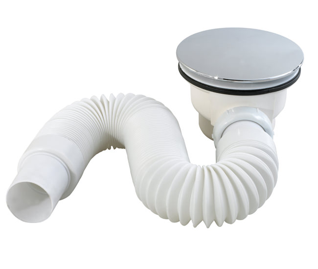 Сифон  Erlit для низких поддонов блистер