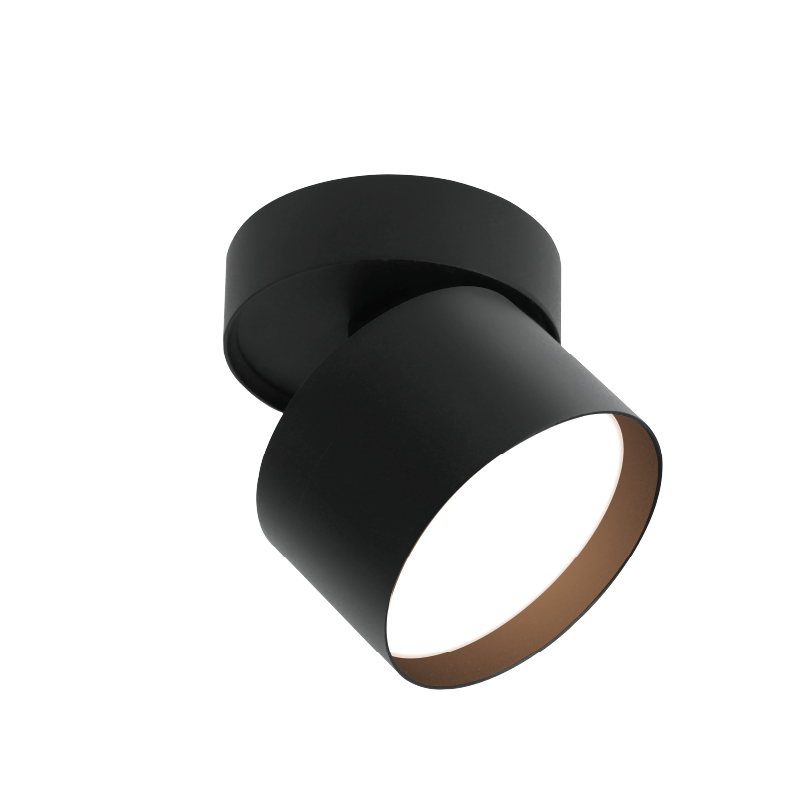 Светильник накладной WOLTA WSL-GX53/02BL IP20 черный D82,5x80
