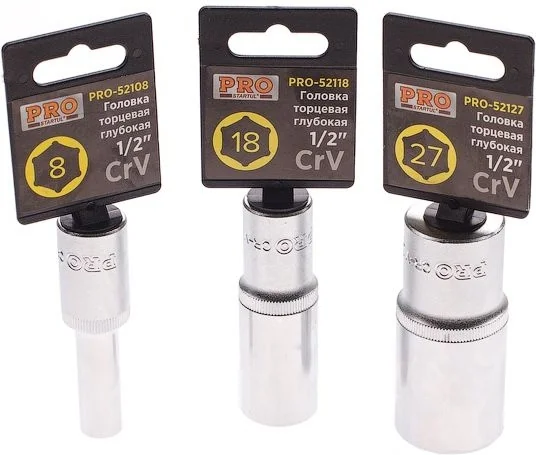 Головка 1/2" 17мм 6гр. глубокая PRO STARTUL (PRO-52117)