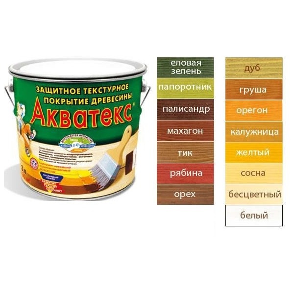 Текстурное покрытие Акватекс (0,8л) - сосна