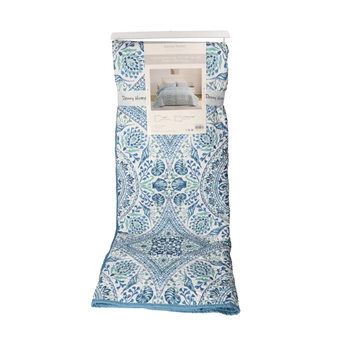 Комплект спальный DH покрывало 220х220 см + 2 наволочки Дамаск HFB-03