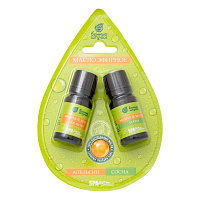 Набор эфирных масел в блистере Банные штучки, 2х10 мл Апельсин и сосна 32288