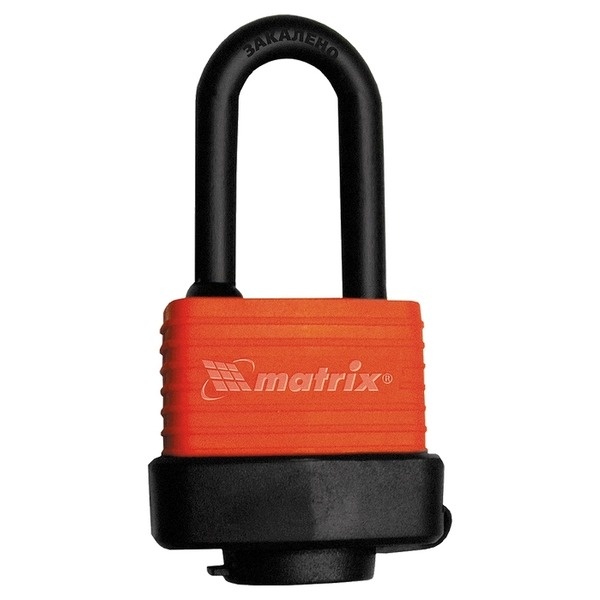 Замок навесной всепогодный, 40 мм, удлиненная дужка// MATRIX