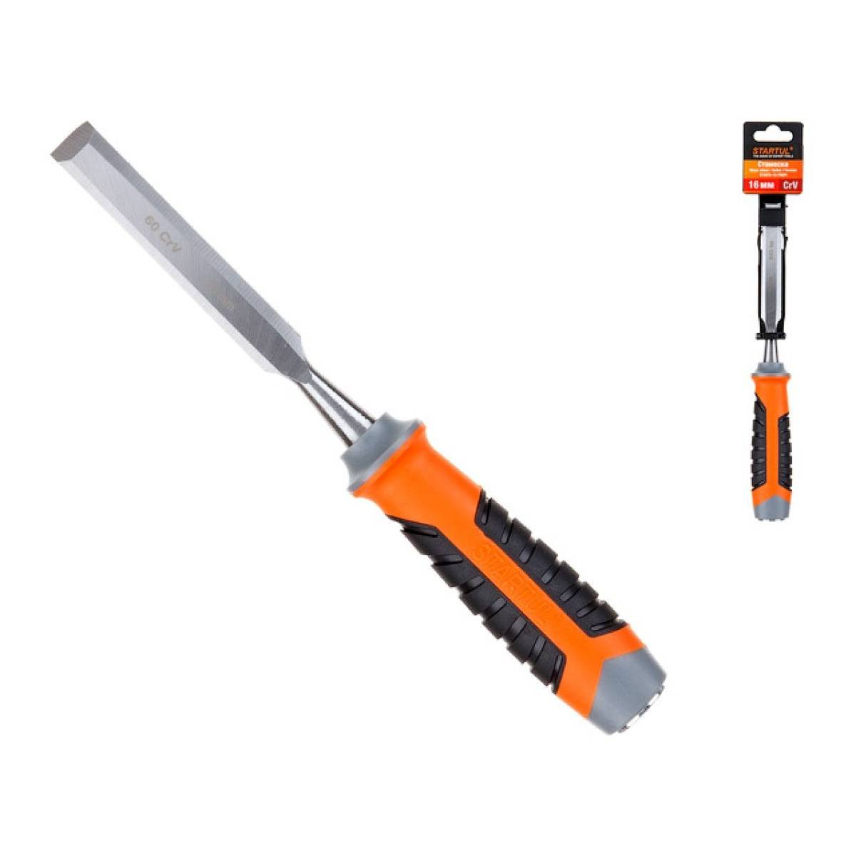 Стамеска плоская 16мм STARTUL PROFI (ST4075-16), арт.ST4075-16