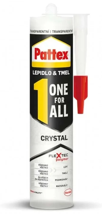Клей монтажный Pattex one for all crystal, прозрачный, 290г
