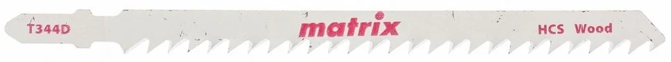 Полотна для электролобзика  по дереву, 3 шт.T344D, 110 x 4 мм, HCS// Matrix